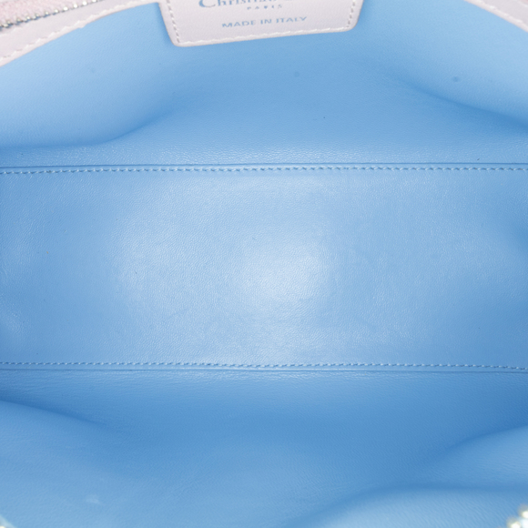 Pre-Loved Dior Medium Tricolor Lambskin Cannage Lady Dior - Picture 5 of 12